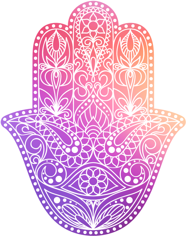 Mandala vinyl rug with hand-drawn design - TenStickers