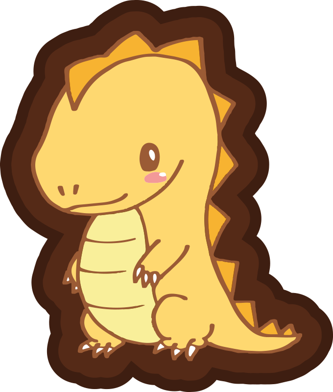 Cute dinosaur dinosaur kids vinyl rug - TenStickers