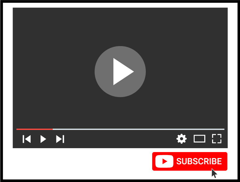 Youtube subscribe button custom vinyl rug - TenStickers