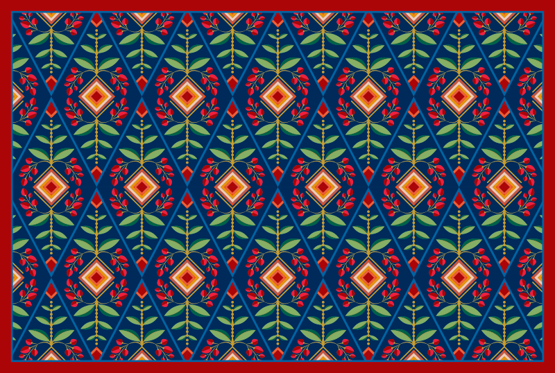 Charlotte vintage kitchen vintage rug - TenStickers