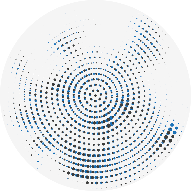 Black and blue dots mosaic floor tiles - TenStickers