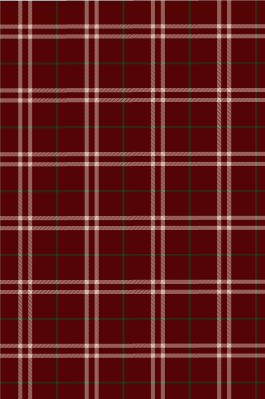 Plaid Patterned Surface living room vinyl rug - TenStickers