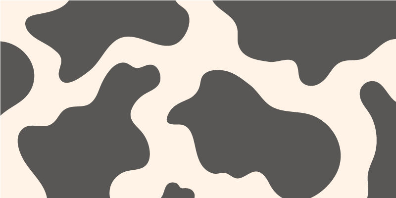 Sylvester cow animal print vinyl rug - TenStickers