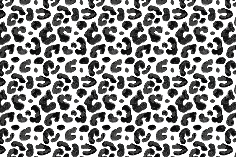 Leopard patterned aesthetic animal print vinyl rug - TenStickers