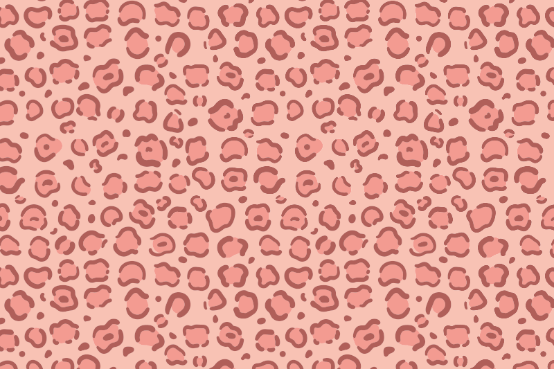 Modern giraffe animal print vinyl rug - TenStickers