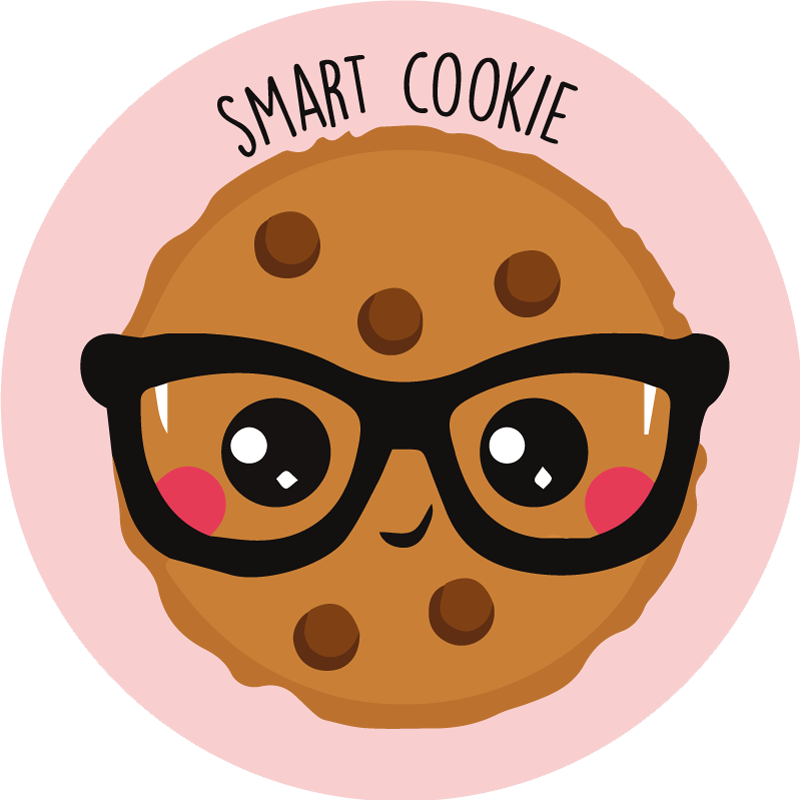 Smart cookie drawing  kitchen vinyl rug - TenStickers