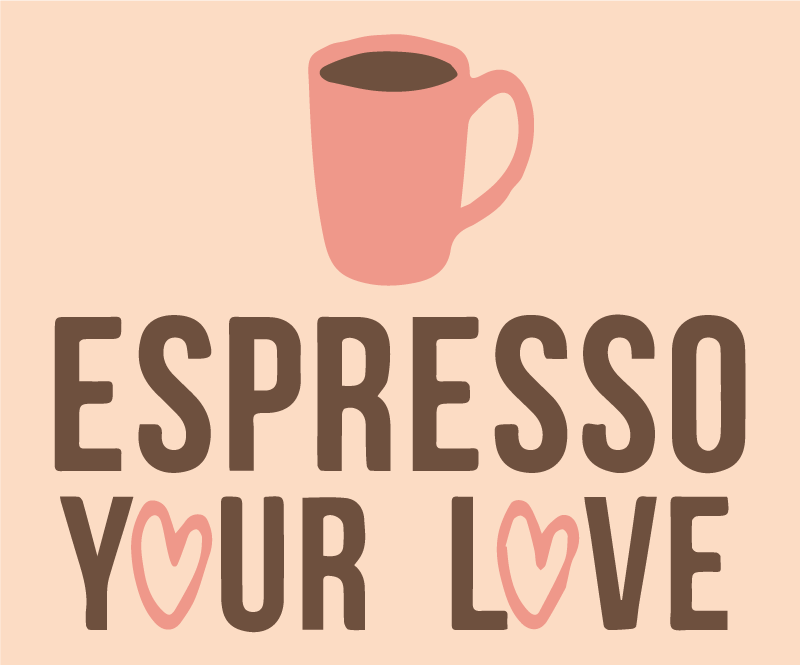 Espresso your love custom rug - TenStickers