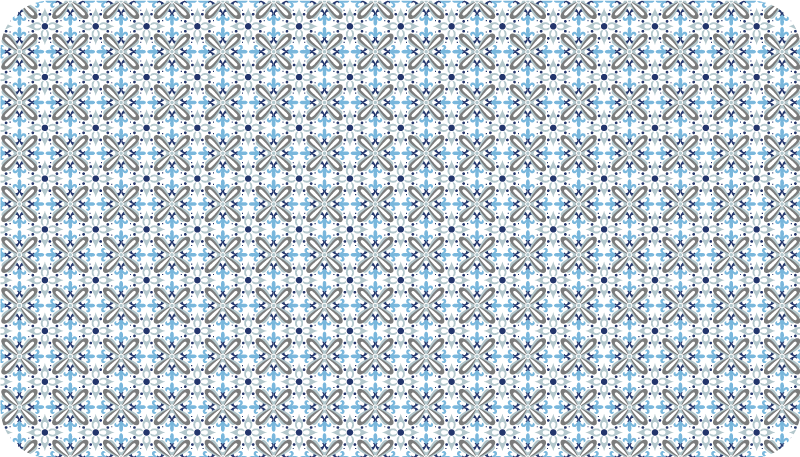 Grey and blue tiles patchwork tile carpet - TenStickers