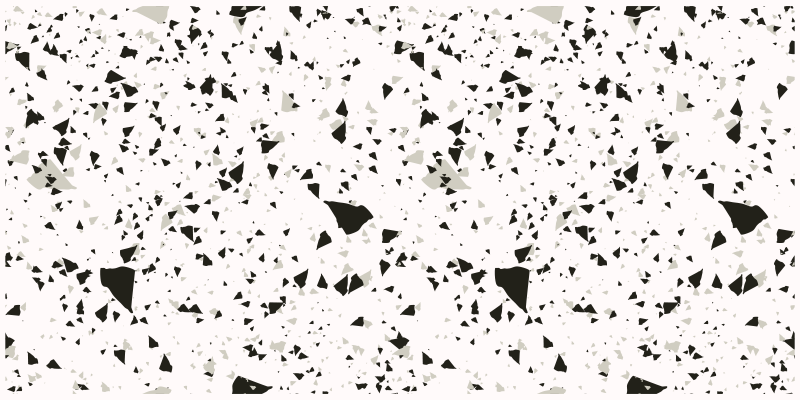 Gray, white and black terrazzo texture carpet - TenStickers