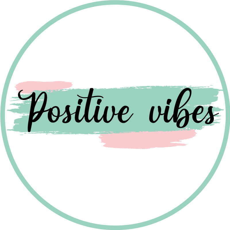 Positive vibes custom rug - TenStickers