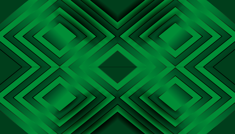 Green grey black mosaic vinyl rug - TenStickers