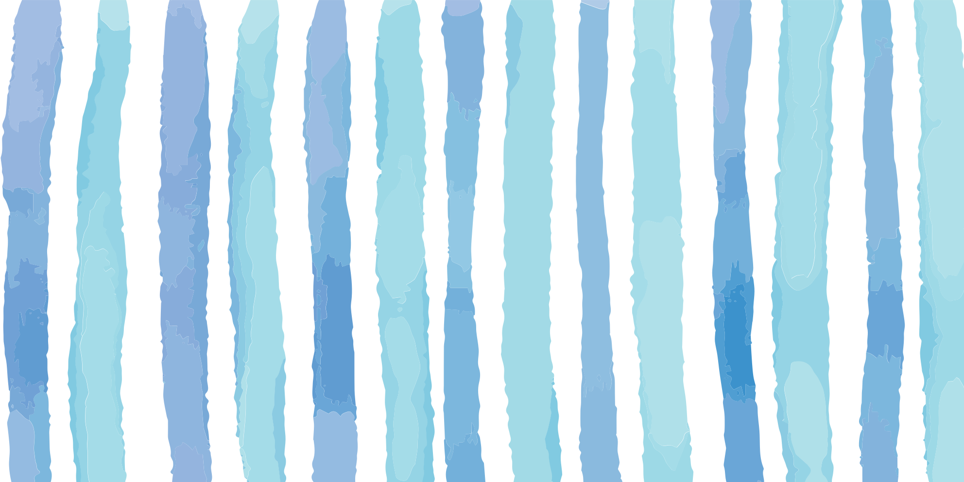 Striped blue tones stripes carpet - TenStickers