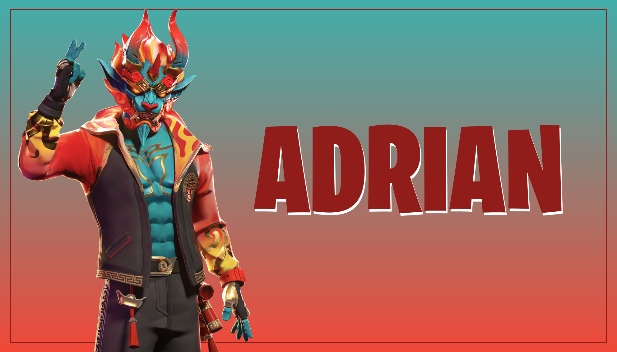 Gaming character with name teenager vinyl rug - TenStickers