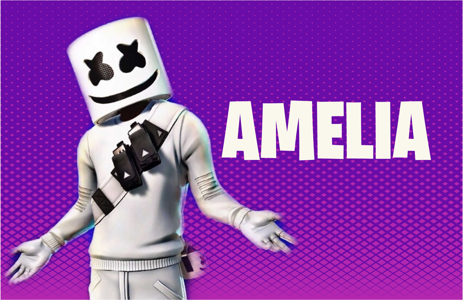 DJ figure with name teenager vinyl rug - TenStickers