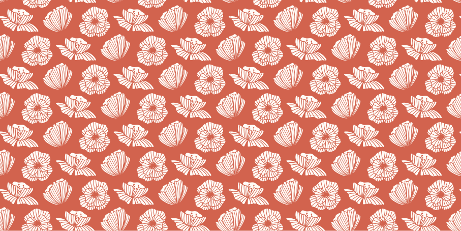 Floral Element flower vinyl rug - TenStickers