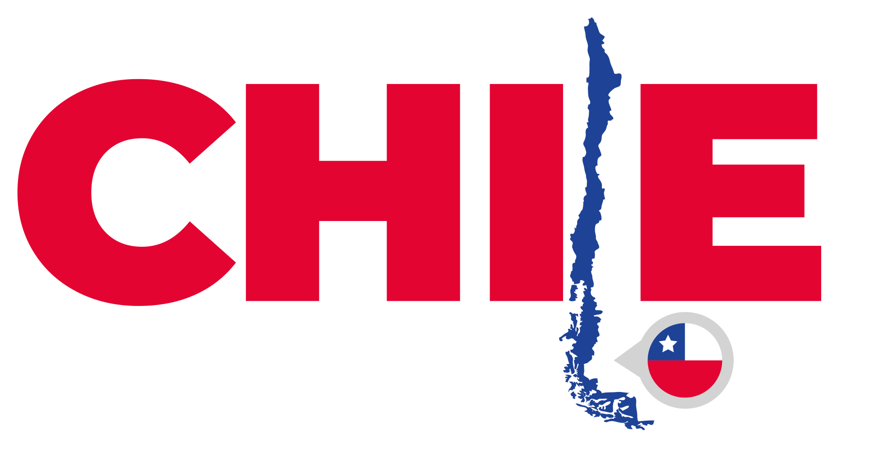 Chilean Map custom vinyl rug - TenStickers
