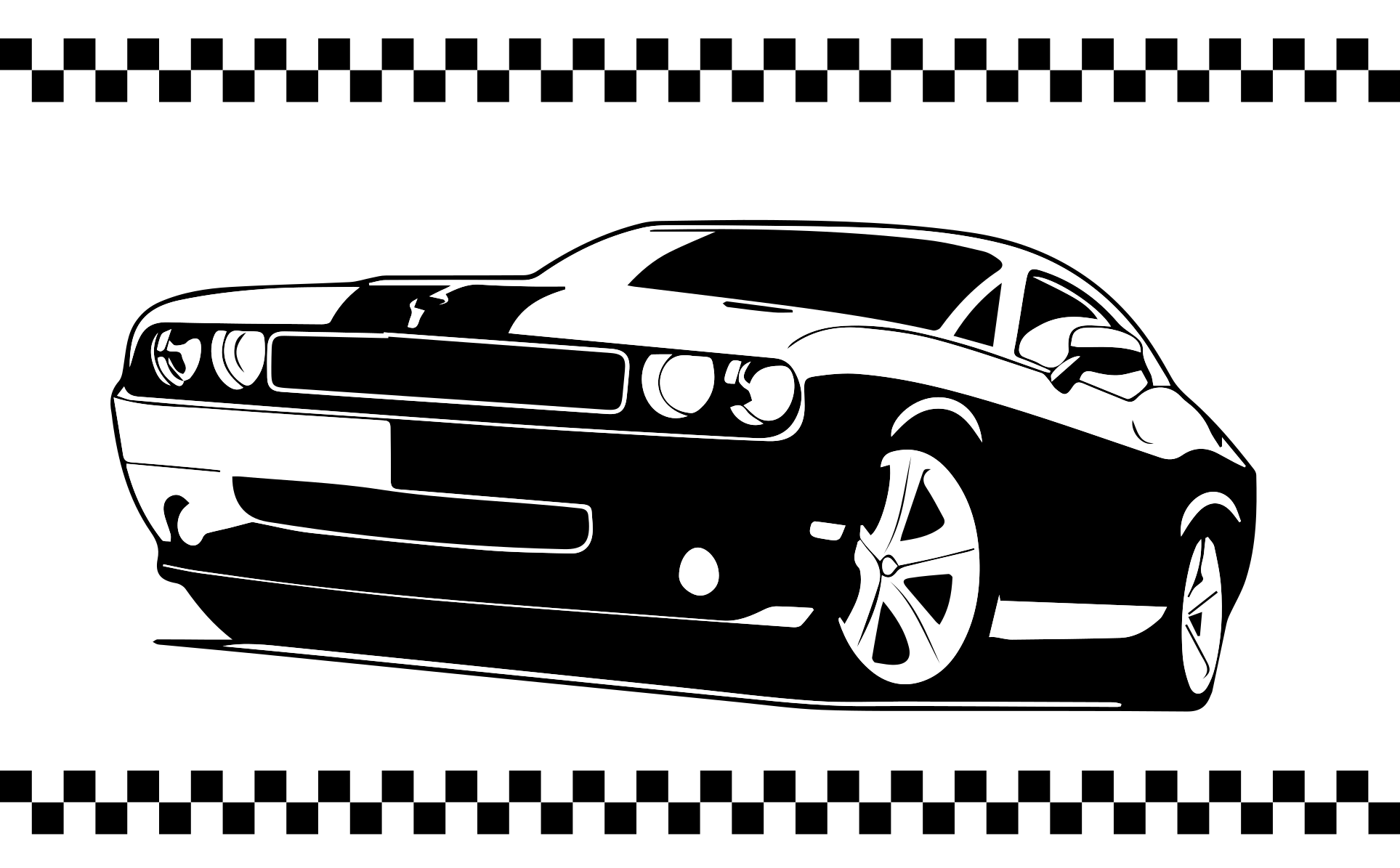 Stylish sports cars teenager vinyl rug - TenStickers