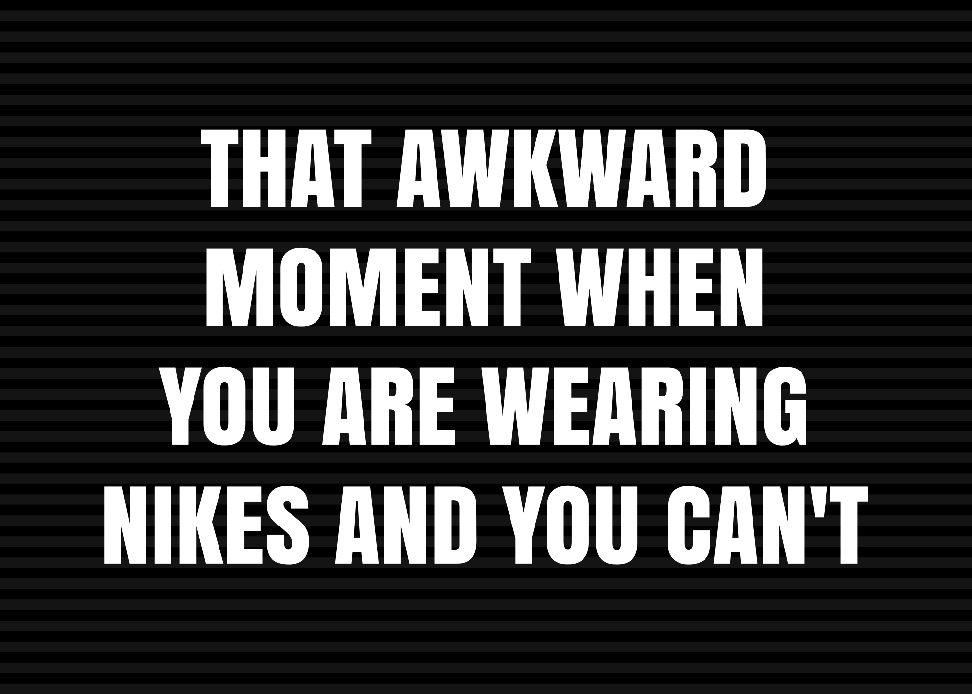 Awkward nike moment custom vinyl rug - TenStickers