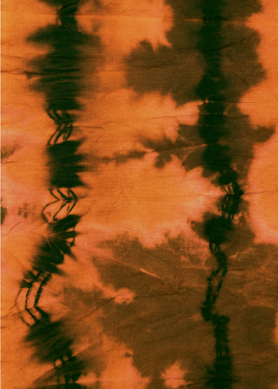 Colorful Tie-Dye vinyl rug - TenStickers