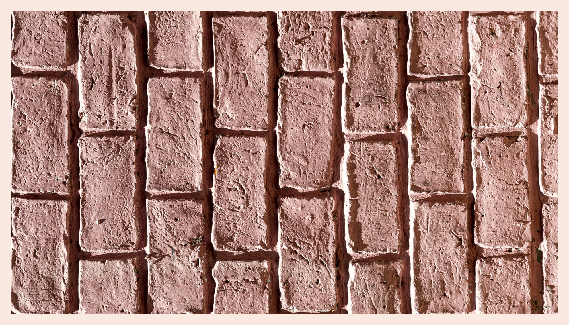 Brown rustic stone with texture floor tile - TenStickers