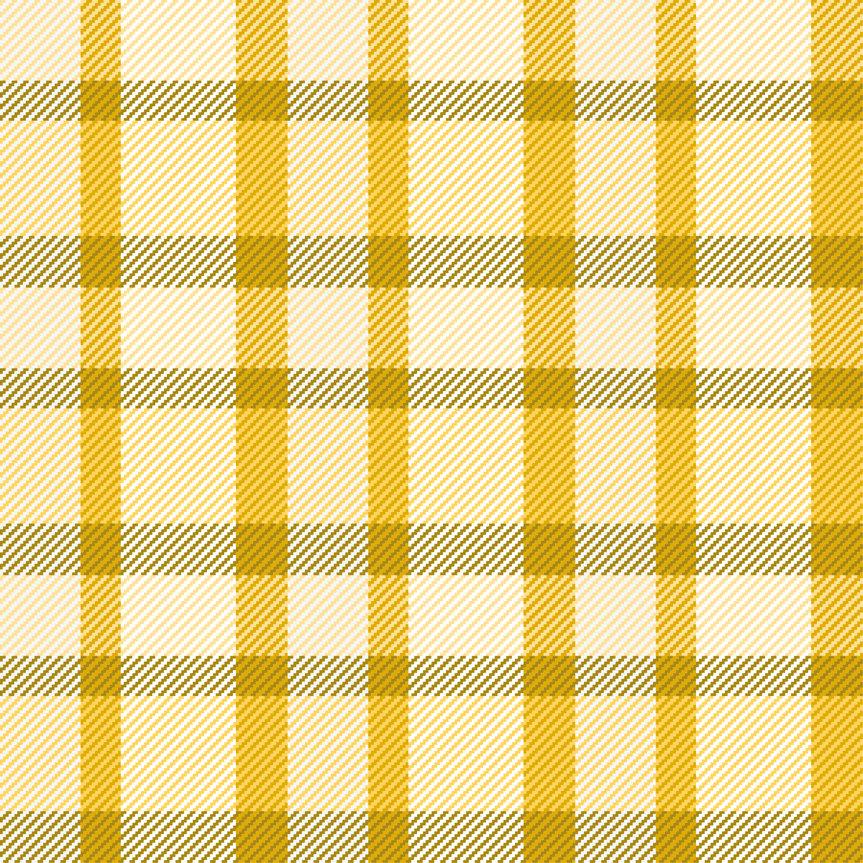 Yellow and white plaid pattern square vinyl rug - TenStickers