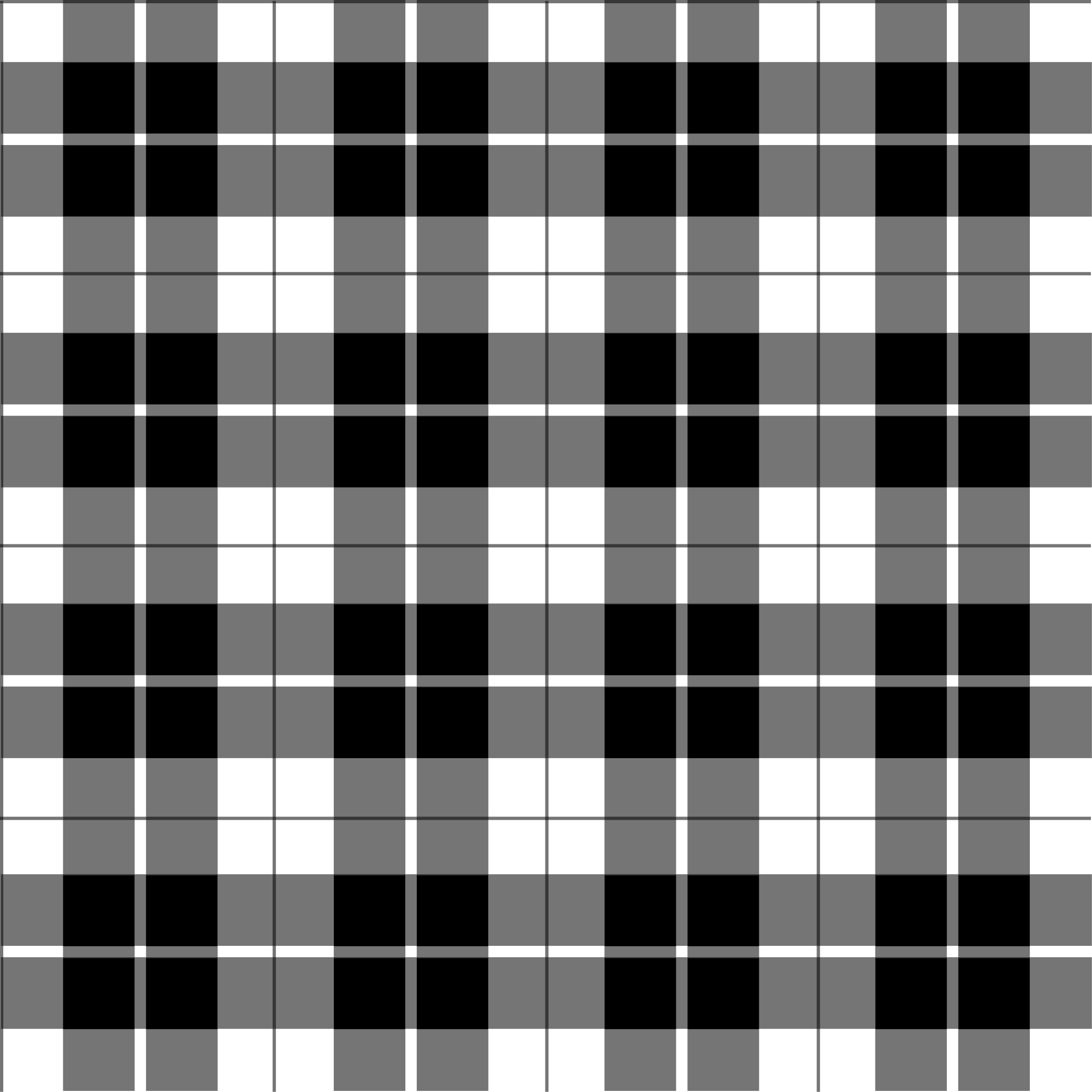 Black And White Check geometric vinyl rug - TenStickers