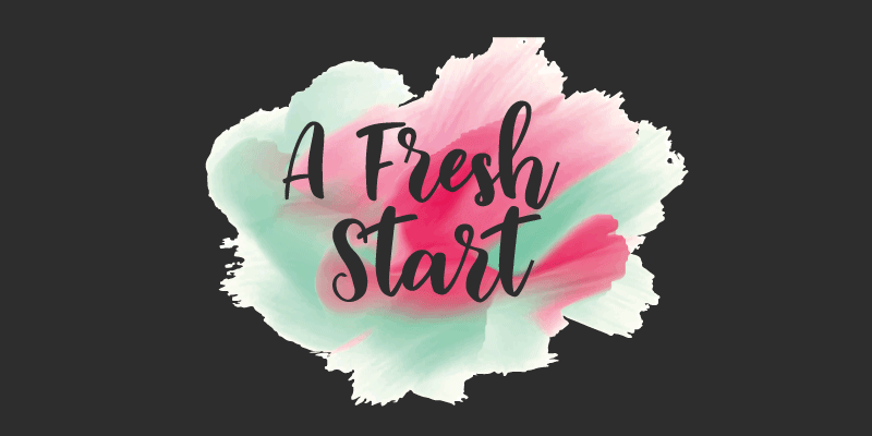 A Fresh Start custom vinyl rug - TenStickers