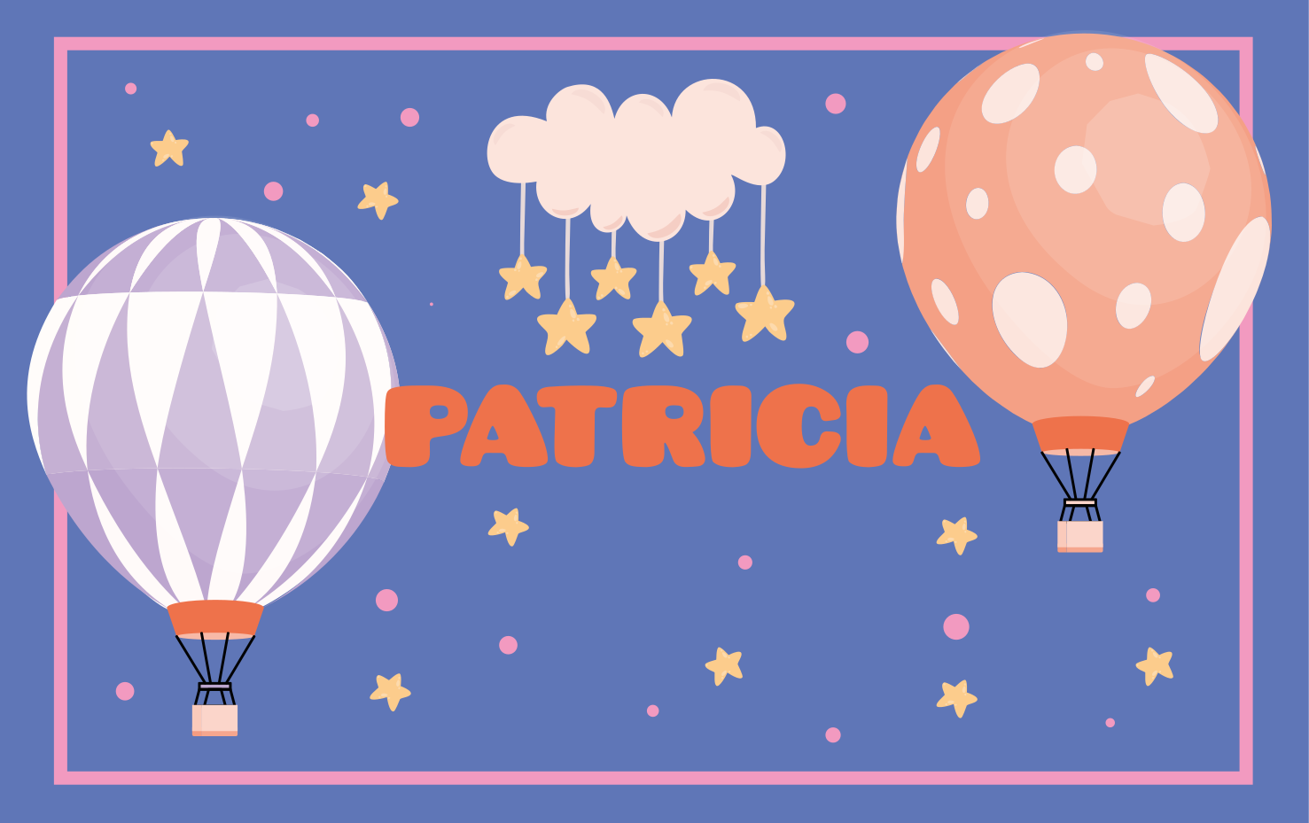 Ballooning Adventures custom vinyl rug - TenStickers