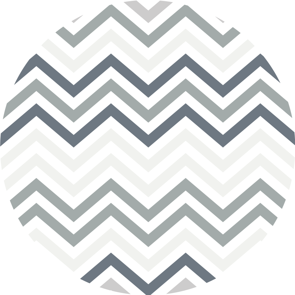 Stripes vinyl rug with chevron pattern design - TenStickers
