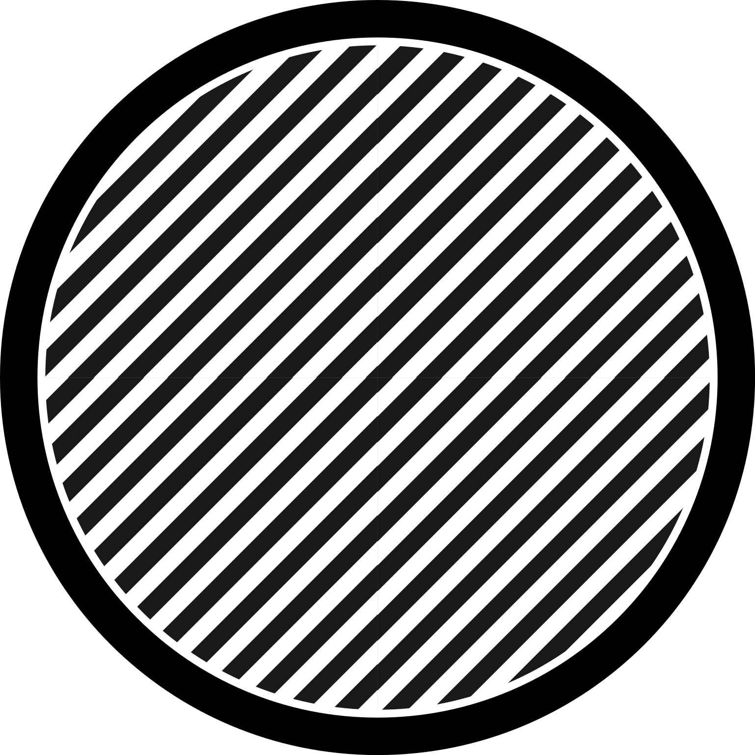 Single color stripes stripes vinyl rug - TenStickers