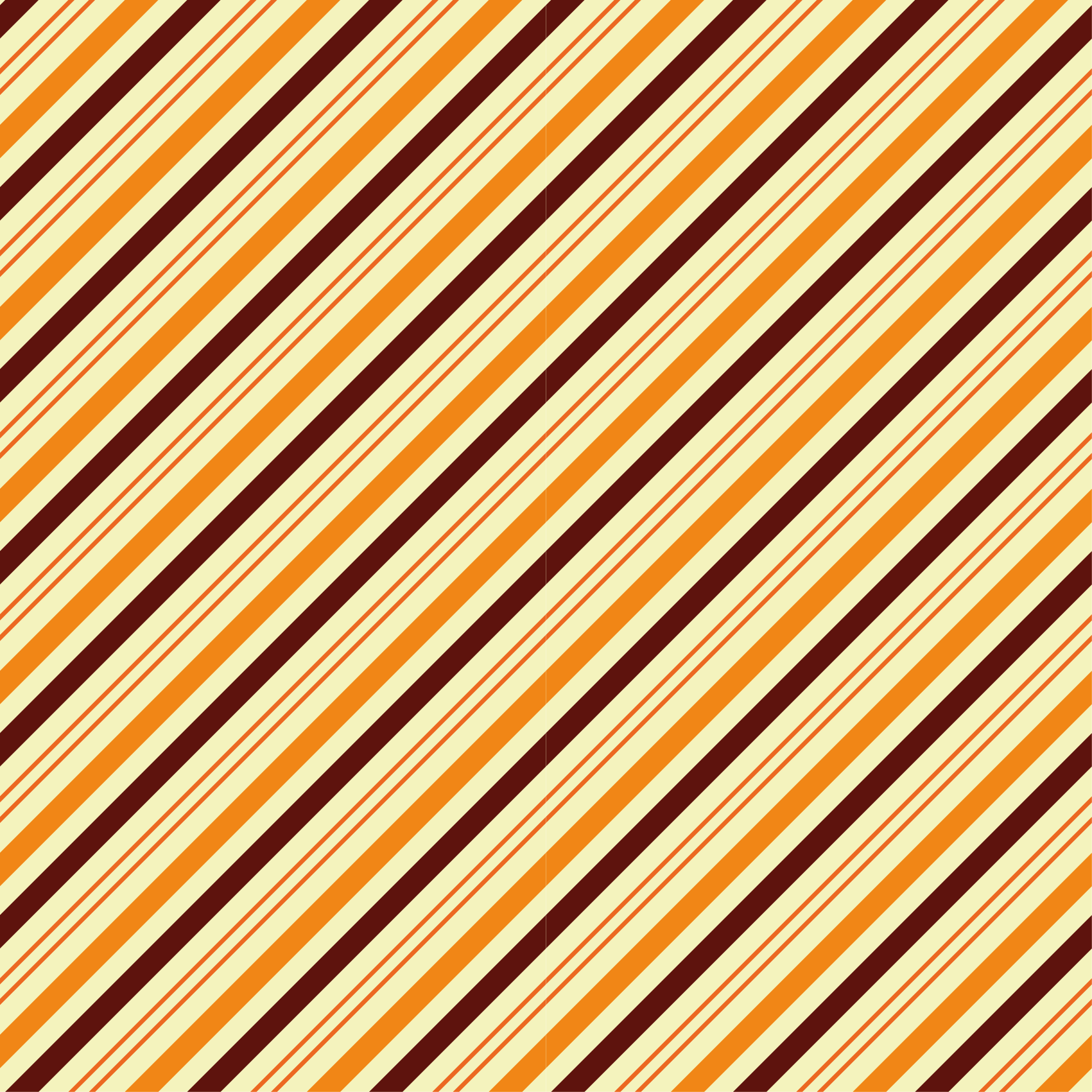 Striped Warm Tones stripes vinyl rug - TenStickers