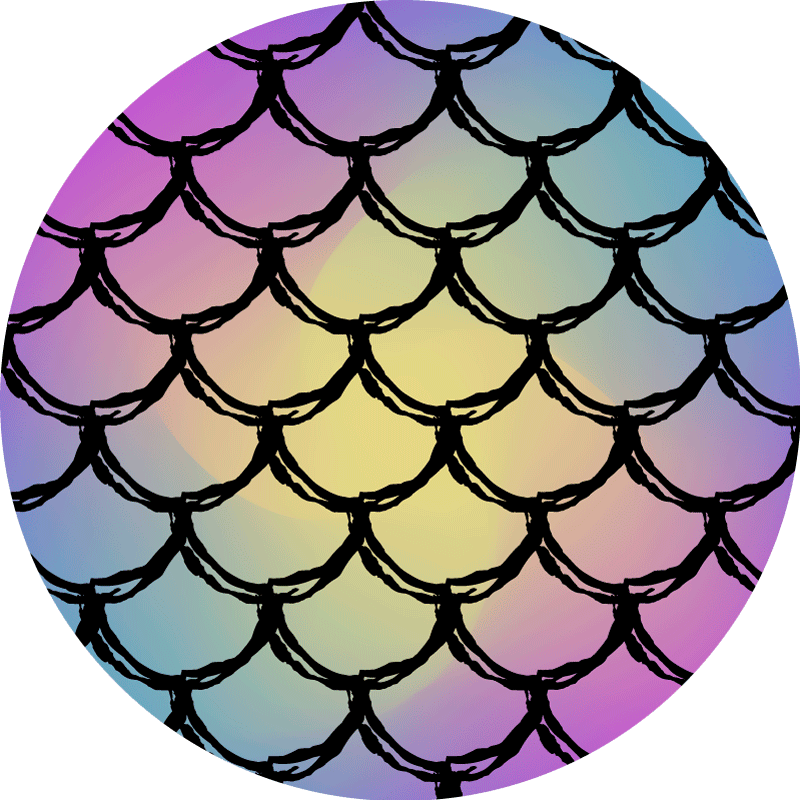 Scales Gradient Pattern road vinyl rug - TenStickers