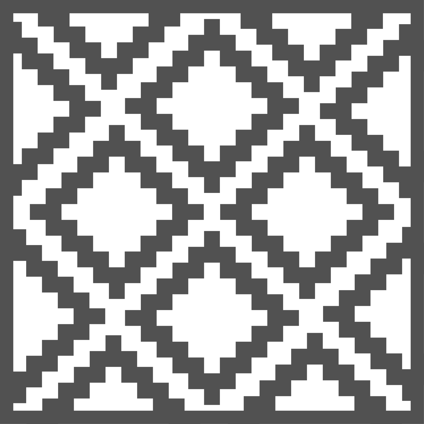 Light gray nordic geometric pattern ethnic rug - TenStickers