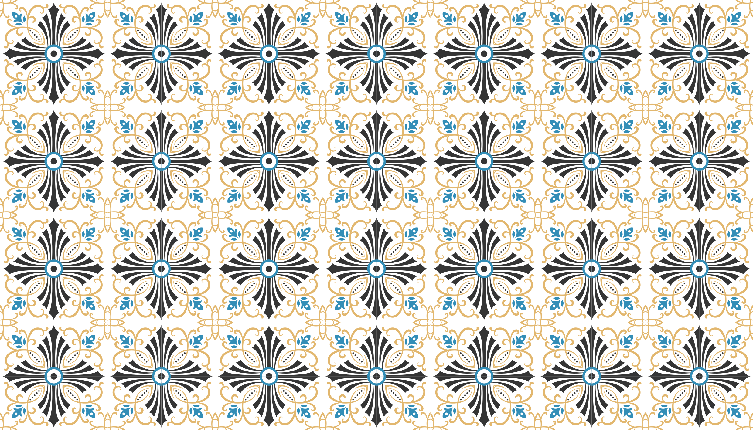 Vintage cross spiral design vintage rug - TenStickers