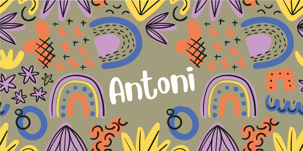 Colorful rainbow patterns vinyl rug - TenStickers