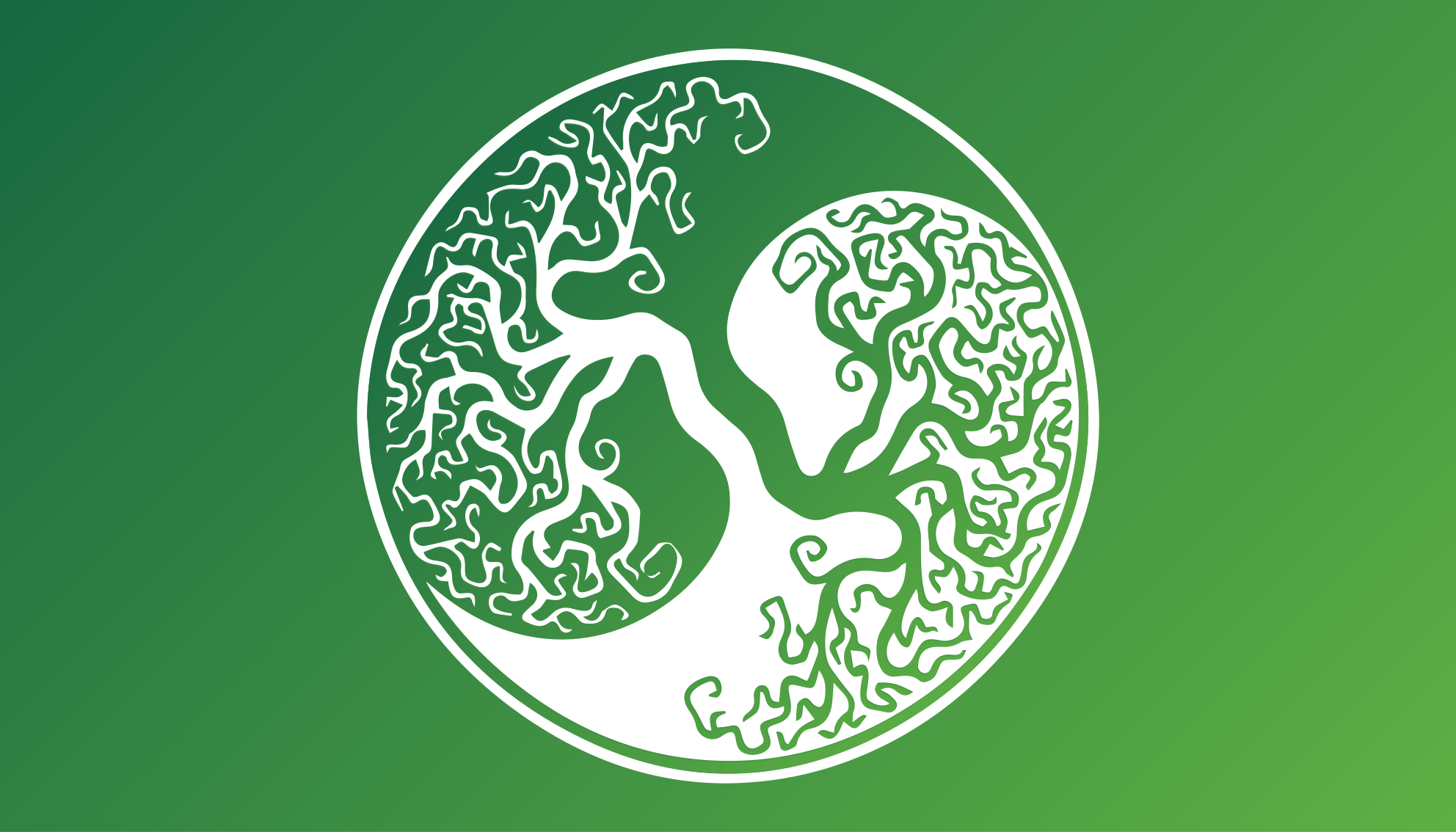 Original Yin Yang Tree of life  rectangular rug - TenStickers