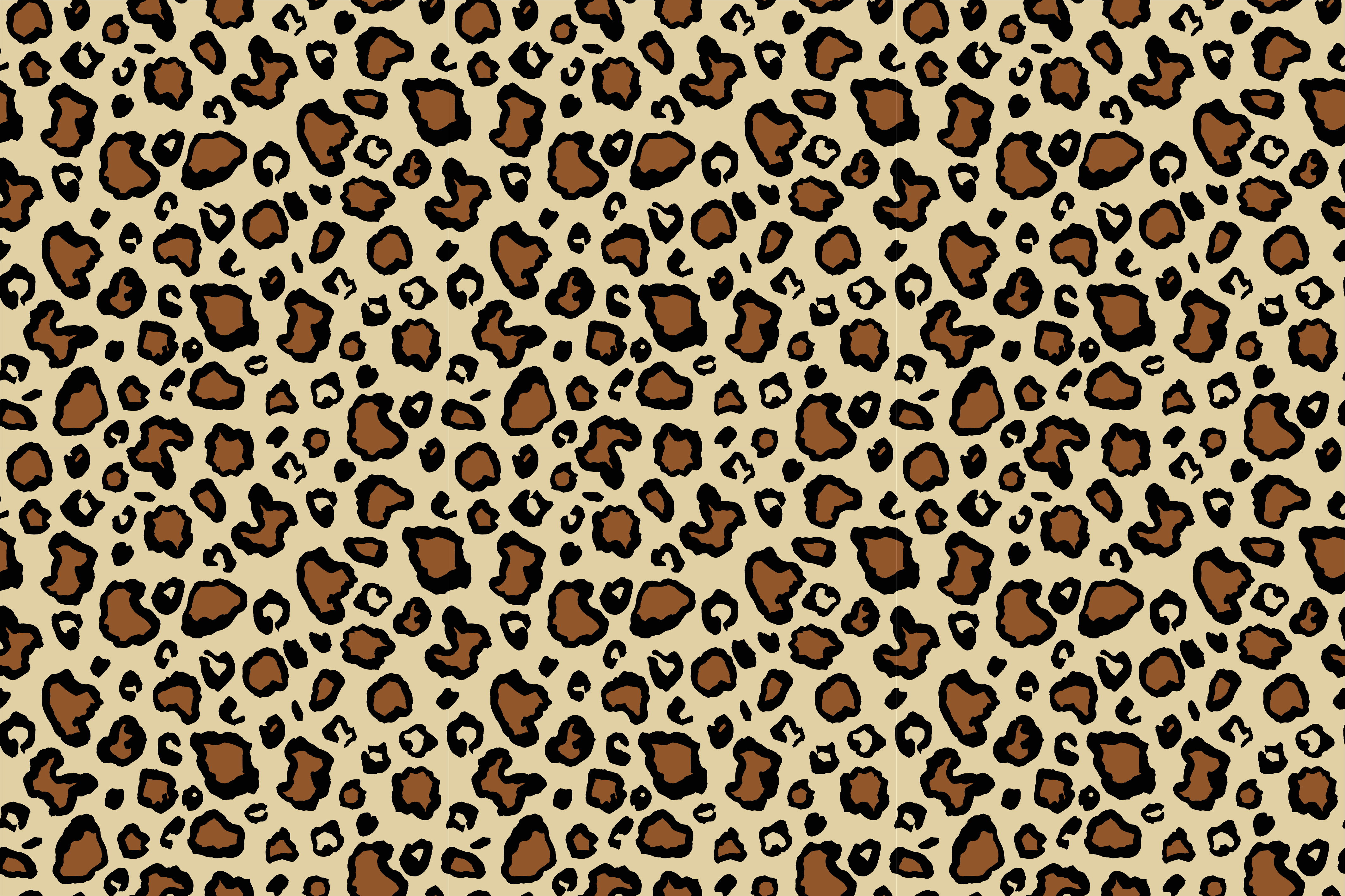 Classic leopard animal print animal rug - TenStickers