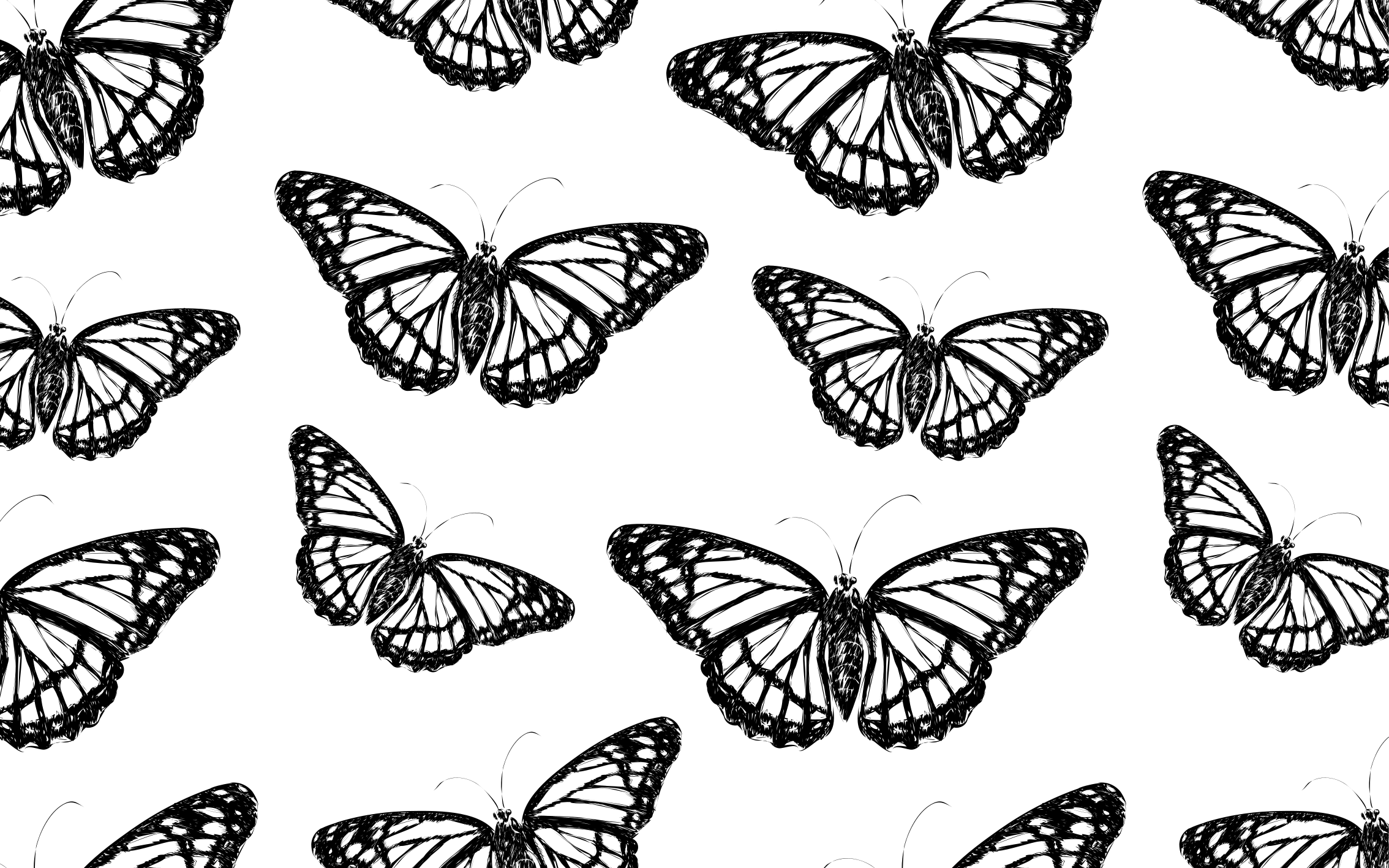 Butterfly Emblem teenager vinyl rug - TenStickers