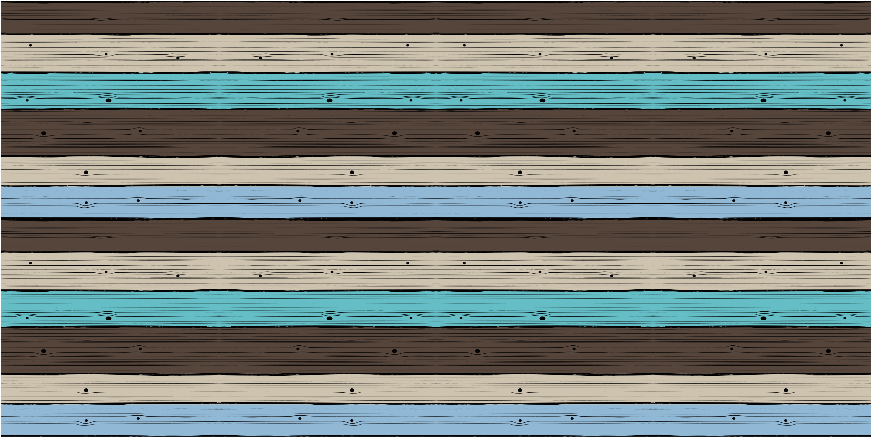 Colourful wood pattern wood effect vinyl rug - TenStickers