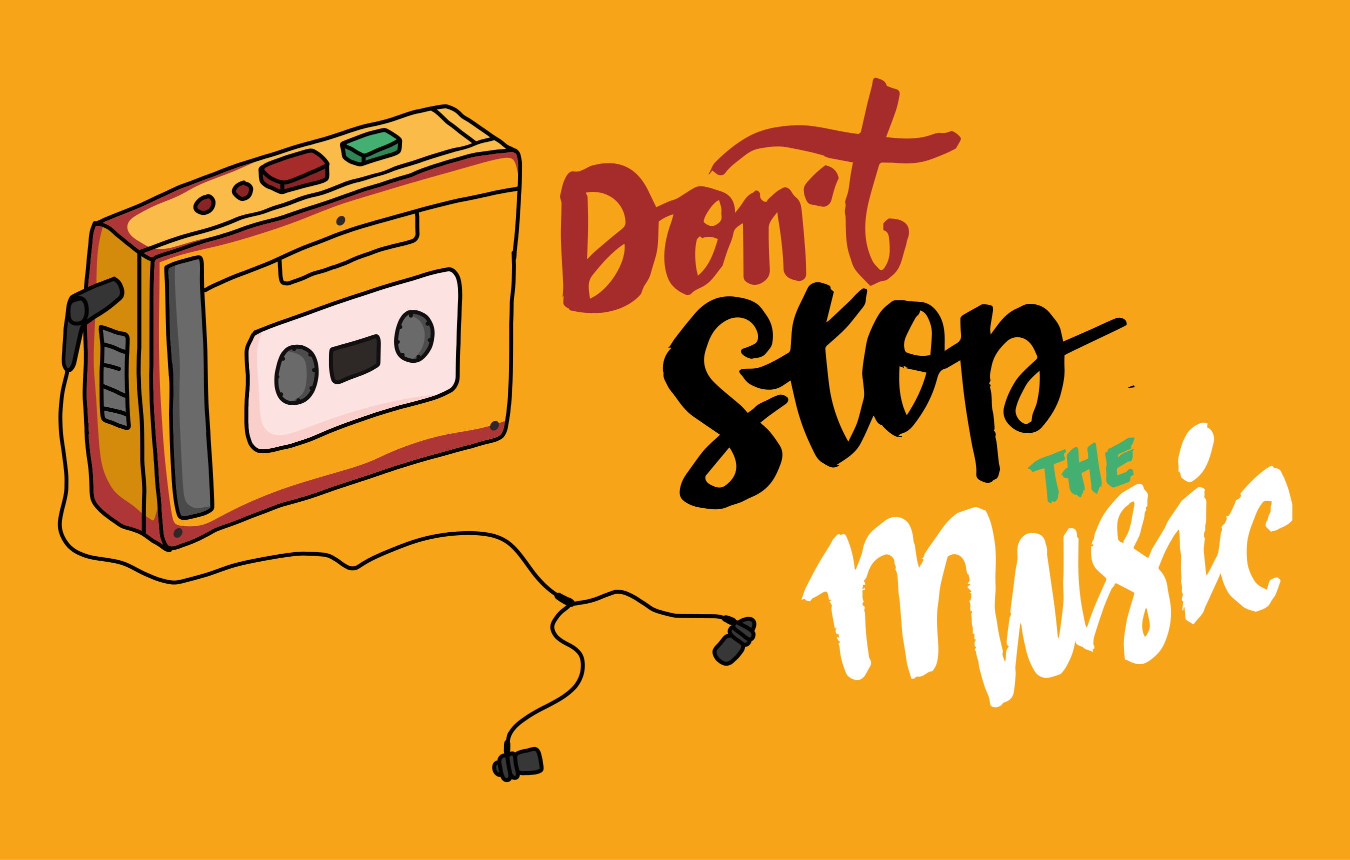 Retro Cassette Theme custom vinyl rug - TenStickers