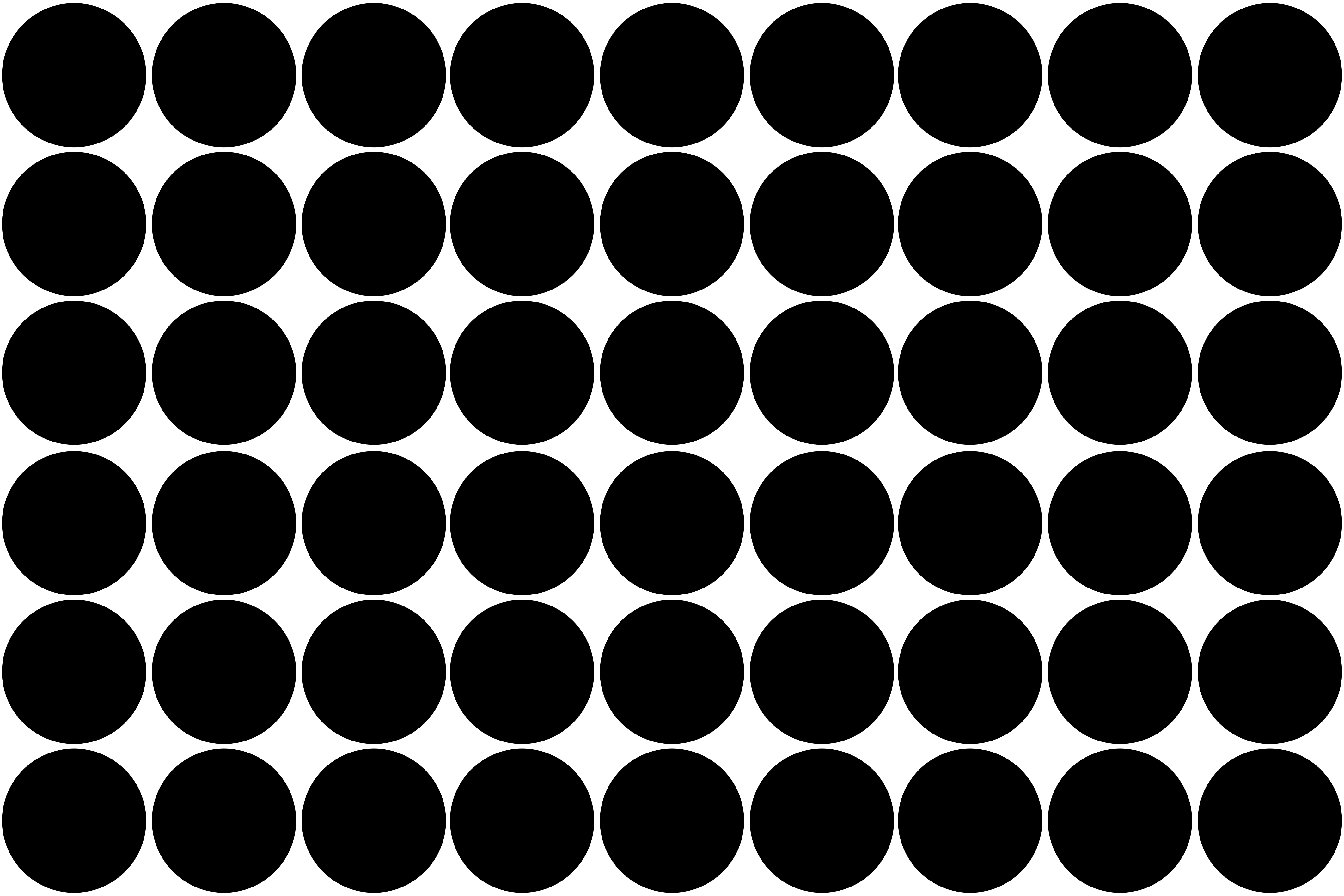 Monochrome Circle Pattern geometric vinyl rug - TenStickers