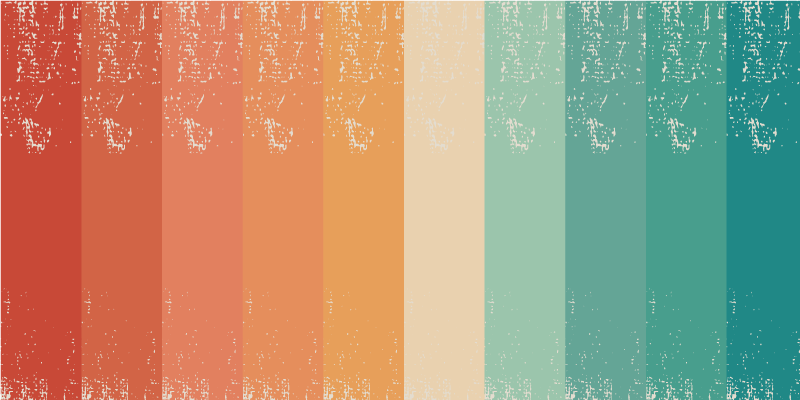 Retro striped rainbow vintage rug - TenStickers