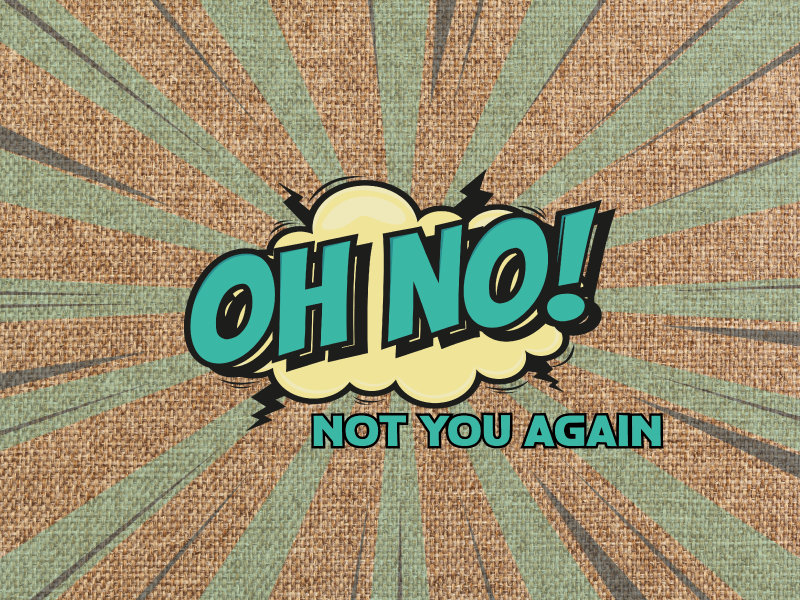Oh no not you again  custom rug - TenStickers