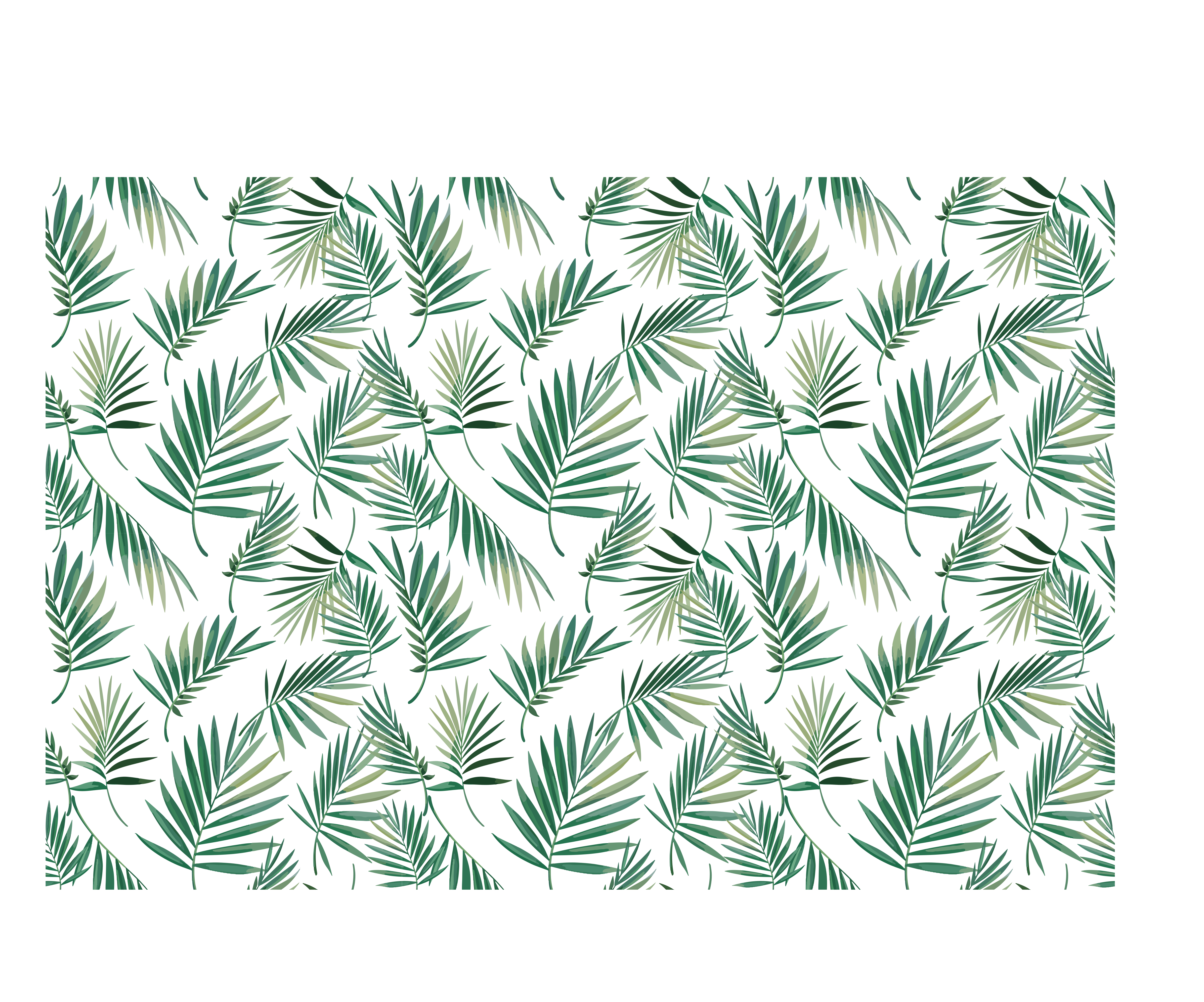 Nature vinyl rug lively greenery design - TenStickers
