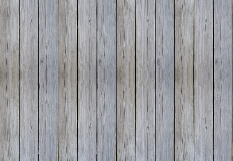 Nordic style gray raw wood nordic vinyl rug - TenStickers