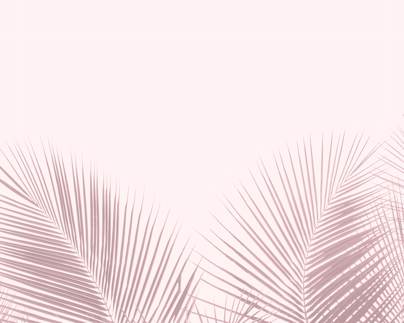 Elegant palm imagery flower vinyl rug - TenStickers