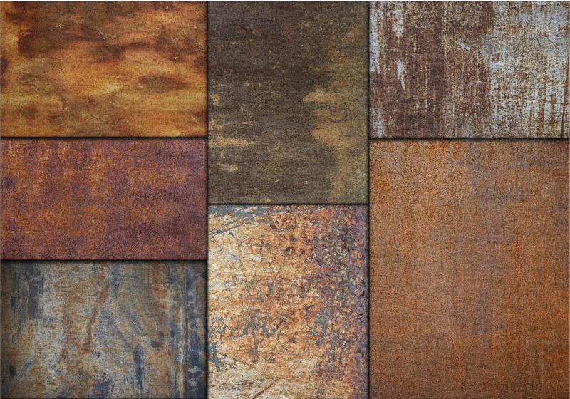 Stone effect vinyl rug rustic stone elegance - TenStickers