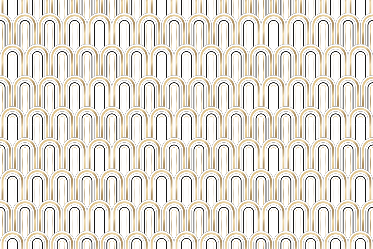 Art Deco geometric figures geometric rugs - TenStickers