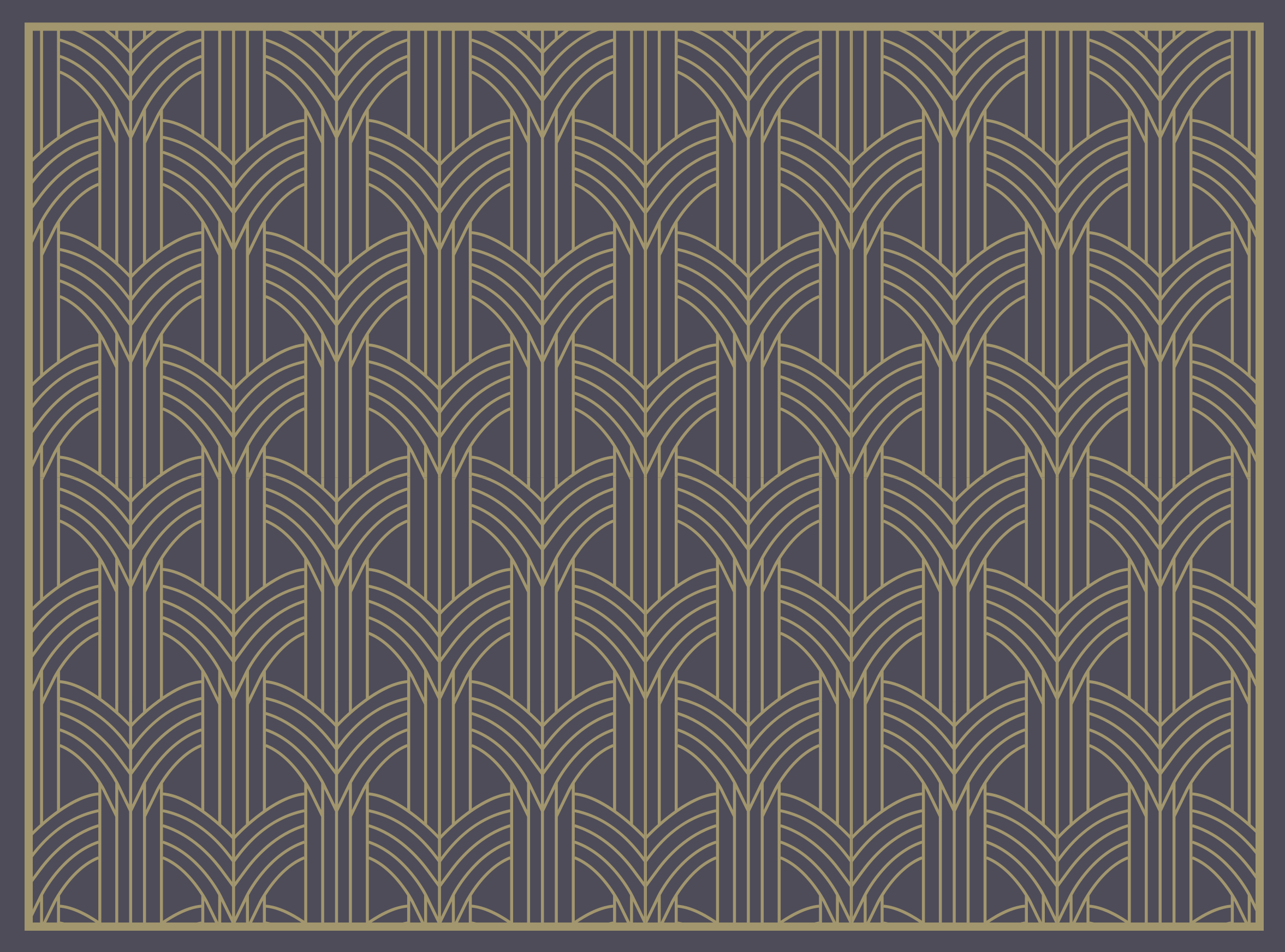 Art Deco style geo pattern geometric rugs - TenStickers