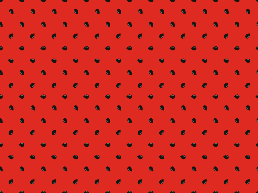 Seamless pattern watermelon modern rug - TenStickers